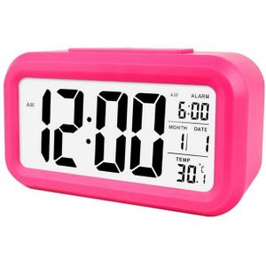 Led Wekker Licht Digitale Klok Thermometer 7 Kleuren Veranderen Light Night Glowing Klokken Voor Kinderen Tafel Desktop Despertador