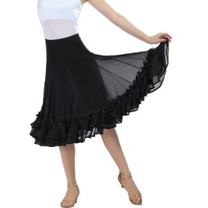 Waltz Flamenco Kostuum Ballroom Dans Rok Voor Vrouwen Dames Praktijk Jurk