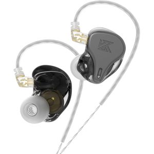 Kz × Hbb DQ6S Metalen Bedrade Oortelefoon In-Ear Bass Muziek Monitor Hoofdtelefoon Met Microfoon Noice Cancelling Sport Hifi headset