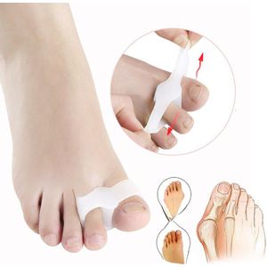 Siliconen Gel Orthese Duim Teen Hallux Valgus Teen Separator Rechtere Foot Protector Teen Tube Mouwen Pedicure Teen Insert