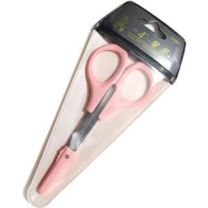 Wenkbrauw Neus Haar Schaar Trimmer Rechte Hoofd En Gebogen Hoofd Schaar Voor Volume Wimper Extension Make Tool