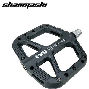 Shanmashi Evo Mountainbike Fiets Pedaal Nylon Fiber Brede Comfortabele Platte Pedalen Grote Voet Road 3 Lagers Pedalen Fietsen Deel