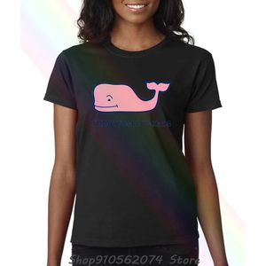 Wijngaard Wijnstok Preppy Roze Logo Wit Vrouwen T-shirt Beschikbaar