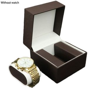Pu Zakhorloge Geschenkdoos Quartz Horloge Ketting Ketting Box Voor Mechanic Horloge Horloge Black Container