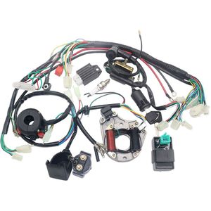 Motorcycle Compleet Elektra Stator Coil Cdi Kabelboom Voor 4 Takt Atv Klx 50cc 70cc 110cc 125cc Motorfiets Atv Go kart