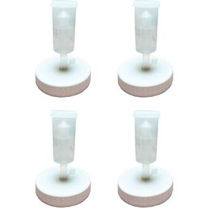 4Pc Mond Mason Potten Deksels Fermenteren Deksels Met Airlocks Gisting Kit Voor Maken Zuurkool In Brede Mond Mason Jars