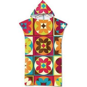 Bohemian Print Bad Strandlaken Microfiber Veranderende Robe Hooded Surf Poncho Handdoek Voor Zwemmen Strand Wetsuit Man Vrouw Badjas