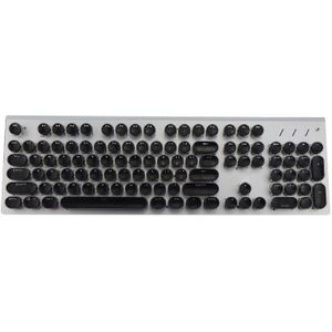 104pcs Typewriter Key Cap LED Key Cap For Gaming Mechanical Keyboard Led Transmission Steampunk Typewriter Round Key Cap