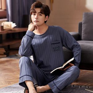 Xizou 2 Stuks Nachtkleding Set Voor Mannen-Nachthemden Pyjama Sleepshirts Homewear Nachthemd Top En Broek Nachtkledij Pyjama