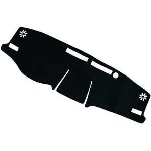 Auto Black Polyester Linkerhand Drive Anti-Slip Dashboard Cover Dash Mat Zonnescherm Pad Fit Voor Toyota RAV4