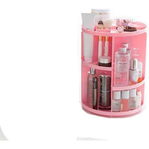 Organizer Make Storage Plastic Lade Cosmetische Mode 360-Graden Roterende Borstel Houder Sieraden Plank Afneembare Schoonheid