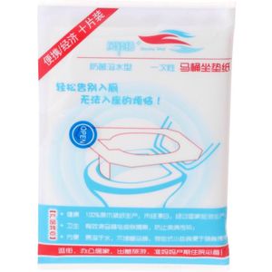 10 Stks/zak Wegwerp Wc-bril Mat 100% Waterdichte Wc-papier Pad