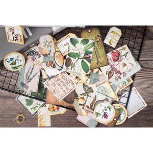 Kscraft Vintage Plant Serie Materiaal Papier Set Voor Scrapbooking Diy Projecten/Fotoalbum/Card Making Ambachten