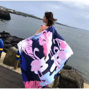 Yishine Mode Roze Flamingo Prints Met Kwastje Sjaal Sjaals Voor Vrouwen Meisje Zomer Wraps Sjaals Strand Sjaal Voor Lady