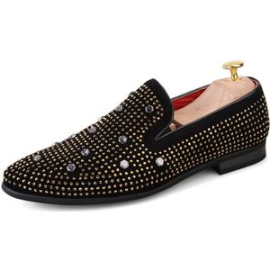 Italiaanse mode glitter loafers mannen coiffeur trouwjurk formele schoenen mannen elegante partij schoenen mannen klassieke