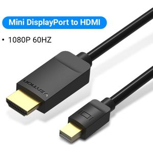Interventie Mini Displayport Naar Hdmi Kabel 4K Thunderbolt Naar Hdmi Kabel Voor Macbook Air Pro Oppervlak Monitor Projector Mini dp Naar Hd