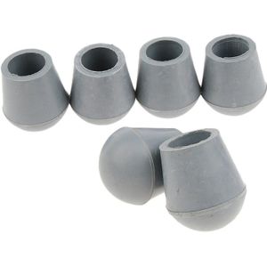 12 Stuks Anti Slip Rubber Been Tip Voor Cane Wandelstok Krukken Stoel 3/4 Inch