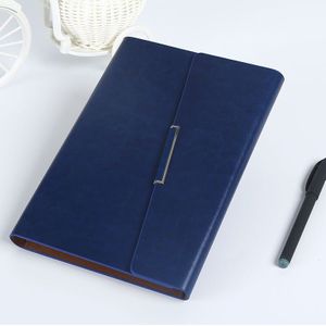 Agenda A5 Leer Notepad Losbladige Cover Business Planner Notebook Met Slot Dagboek Kantoor Losbladige Reizigers notebook