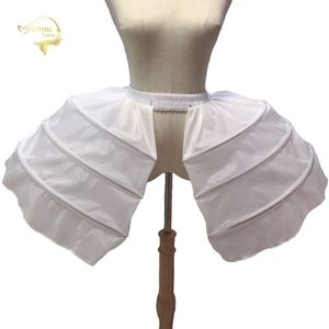 Vrouwen Middeleeuwse Victoriaanse Kooi Jurk Korte Bilaterale Petticoat Kleding Barokke Crinoline Hoops Onderrok Cosplay Accessoires
