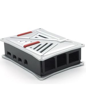 Raspberry Pi Abs Case Plastic Cover Shell Enkele Dual Koelventilator Grijs Zilver Voor Raspberry Pi 4 B Model Raspberri pi Gevallen