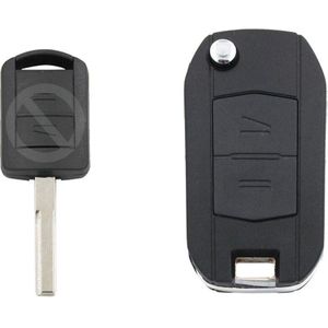 Folding Flip 2 Knop Afstandsbediening Sleutel Shell Case Behuizing HU100/HU43/HU46/YM28 Blade Upgrade Voor Opel vauxhall Corsa C Meriva Combo