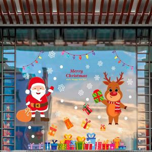 9 Vellen Kerststal Raamstickers - Gebrandschilderd Glas Klampt Kerst