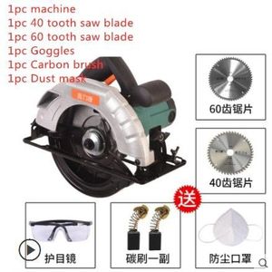 7 Inch Huishoudelijke Draagbare Houtbewerking Zaag Elektrische Cirkelzaag Flip Elektrische Tafel Saw