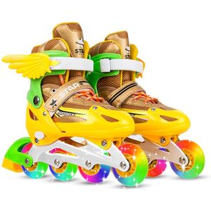 Verstelbare Inline Skates Met Licht Up Wielen Voor Kinderen En Volwassenen Indoor Outdoor Fitness Inline Skates