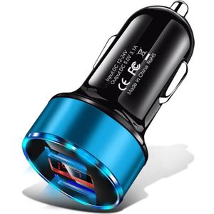 Auto Charger Fast Charger Voor Samsung S21 S20 Fe A51 A71 A21S A02S Honor 10X 9X Lite Iphone Mobiele Telefoon adapter Autolader