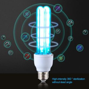 Led Micro Ozon Uv-desinfectie Lamp E27 Lamphouder Draagbare Uvc Licht Buis Lamp Uv Lampen Huishoudelijke Sterilisatie Lamp
