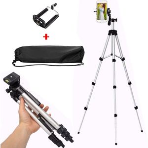 Uitschuifbare flexibele Digitale Camera Statief Mobile Smart Phone Stand Mount Houder Clip Set Voor Nikon voor Canon voor iPhone 6 6s 7