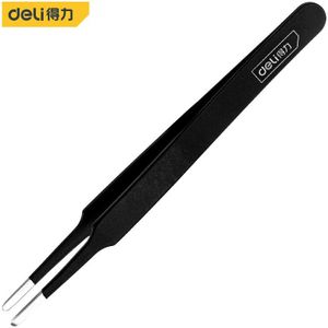 Roestvrijstalen Pincet Onderhoud Industriële Precisie Gebogen Rechte Scherpe Punt Pincet Model Maken Gereedschap Handgereedschap Set