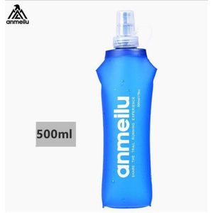 Anmeilu Tpu Zachte Fles Water Outdoor Sport Fietsen Running Hydratatie Fles Water Waterkoker Outdoor Zachte Drinken 250 Ml/500 ml