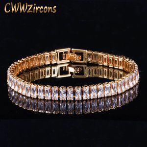 CWWZircons Zirconia Stenen Luxe Geel Goud Dubai Sieraden Wrap Armband voor Vrouwen Wedding Party CB029