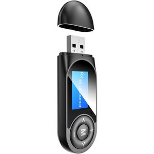 Draadloze Usb Adapter Voor Auto Tv Pc Speaker Adaptador Led Display Bluetooth 5.0 Audio-ontvanger Zender Aux 3.5Mm Muziek stereo