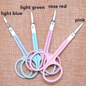 Professionele Schaar Manicure Voor Nagels Wenkbrauw Neus Wimper Cuticle Schaar Gebogen Pedicure Make-Up Tool