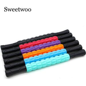 9 Spiky Yoga Massage Stok Punt Stok Pilates Spier Fysiotherapie Verlichten Massage Tool Fitnessapparatuur Yoga Roller