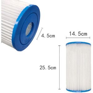 Wasbare Herbruikbare Zwembad Filter Cartridge Vervanging Filter Core Accessoires Voor Type B 14.2*4.8*25.4 Cm