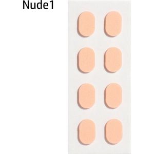 4 Pairs 1.5Mm Neus Pads Soft Foam Voor Bril Zelfklevende Anti-Slip Siliconen Eva Huidskleur neus Pads Stick Voor Brillen