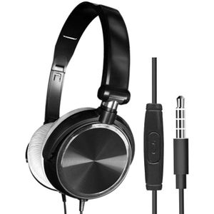 Wired Hoofdtelefoon Met Microfoon Over Ear Headsets Bass Hifi Sound Music Stereo Oortelefoon Voor Xiaomi Huawei Pc Studie Levert
