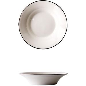 Westerse Stijl Keramische Bone China Leuke Kleine Schotel Gold Plating Platinum Velg Aroma Dip Korte Witte Schotel Restaurant Servies