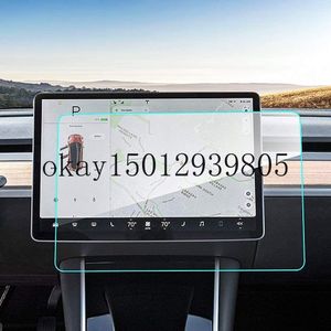 15 ""Center Controle Touchscreen Auto Navigatie Touch Gehard Glas Screen Protector Voor Tesla Model 3 P50 P65 P80 P80D