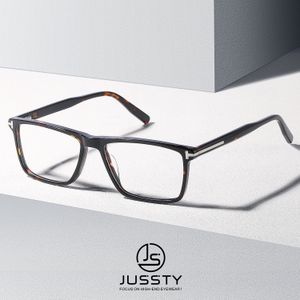 Luxe Recept Bril Frame Mannen Optische Bijziendheid Brillen Frame Mannelijke High End Italië Acetaat Clear Bril Custom