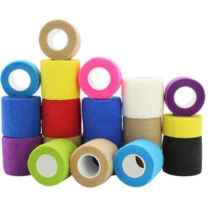 12 Stks/set Zelfklevende Tape Cohesieve Wrap Bandages Voor Pols Enkelletsel Zwelling Tape