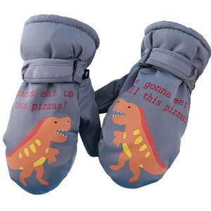 Herfst En Winter Outdoor Sport Rijden Handschoenen Warm Winddicht Waterdichte Handschoenen Kinderen Handschoenen Cartoon