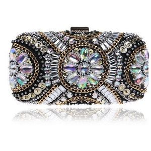 Sekusa Vrouwen Avondtassen Kralen Wedding Handtassen Clutch Purse Avondtasje Voor Bruiloft Dag Koppelingen Avondtassen Borduurwerk Zakken