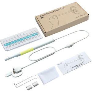3IN1 Oor Schoonmaken Endoscoop HD Visuele Oor Lepel 5.5mm Mini Camera Android IOS Oor pick Otoscoop Tool voor iPhone ipad