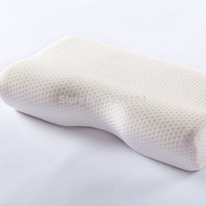 Nek Zorg Memory Foam Kussen Gezondheid Cervicale Nek Bescherming Ergonomische Orthopedische Vlinder Vormige voor Beddengoed Slapen 50*30CM