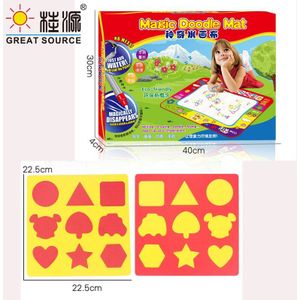 Kleurrijke Draw Speelgoed Magic Water Drawing Mat Board Creactive Verbazingwekkende Educatief Speelgoed Boek Set Voor Kids Doodle80 * 60Cm (31.50 ""* 23.63