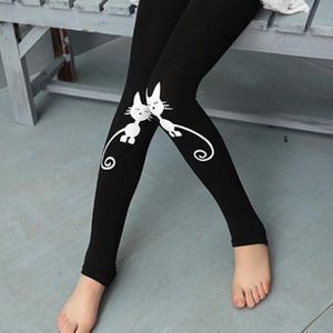 Zomer Baby Kids Childrens afdrukken kat Peuter Classic Leggings meisjes broek Meisjes legging 2-7Y baby meisje leggings